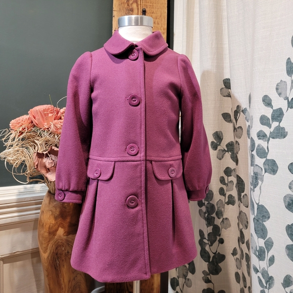 United Colors Of Benetton Kids Wool Pea Coat - Picture 1 of 5